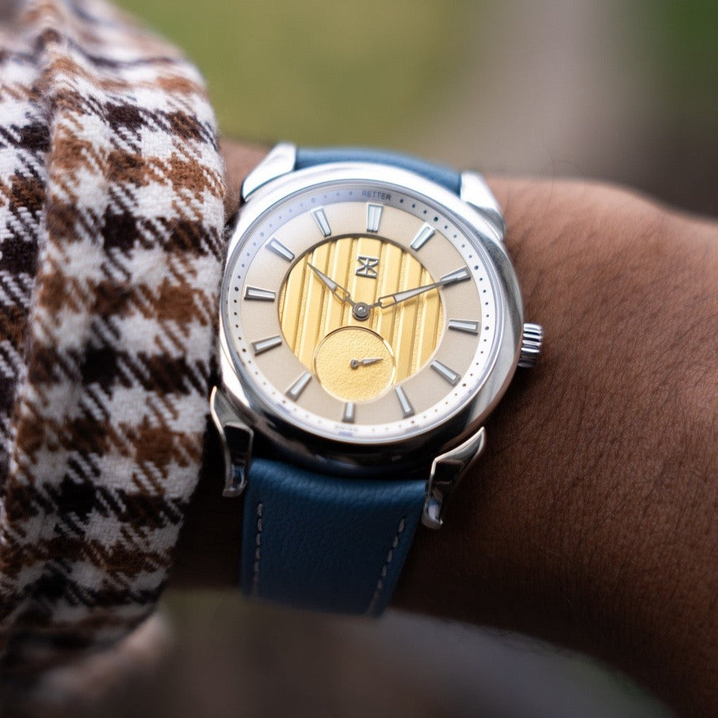 Leather Strap for Mistral (Blue)